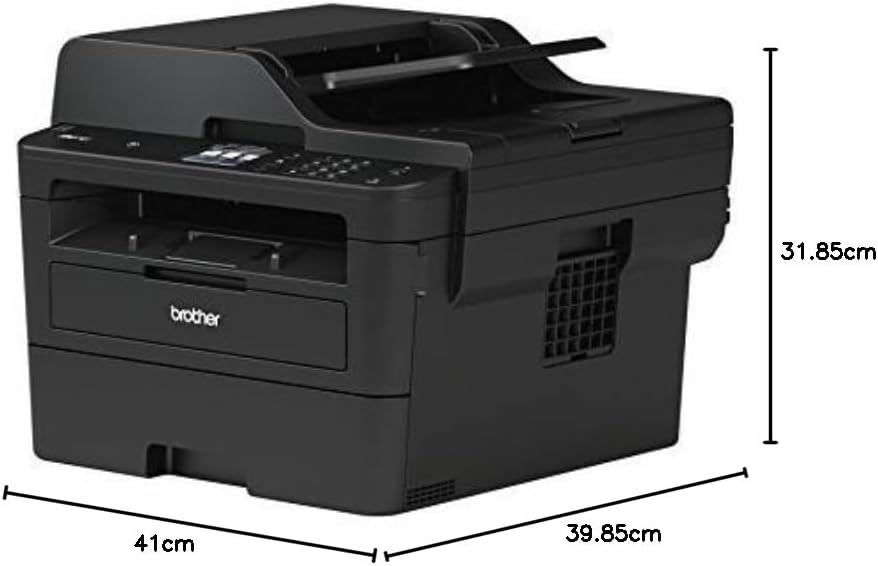 Brother MFCL2750DWG1 Multifunktionsgerät schwarz 34 Seiten/Min. LAN, WLAN, Touchscreen, Duplex-ADF,