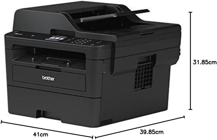 Brother MFCL2750DWG1 Multifunktionsgerät schwarz 34 Seiten/Min. LAN, WLAN, Touchscreen, Duplex-ADF,
