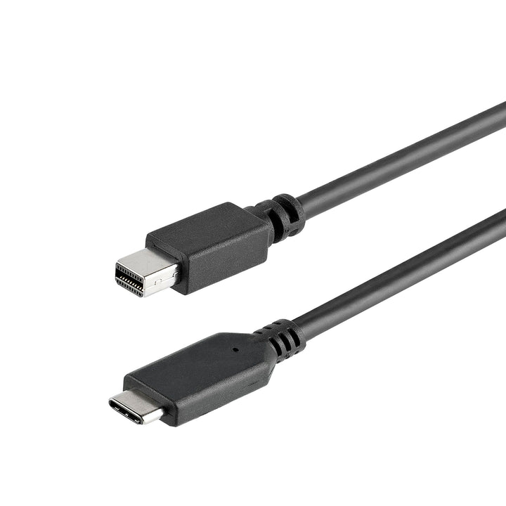StarTech.com 1m USB-C auf Mini DisplayPort Kabel - USB C zu mDP Kabel - 4K 60Hz - Schwarz (CDP2MDPMM