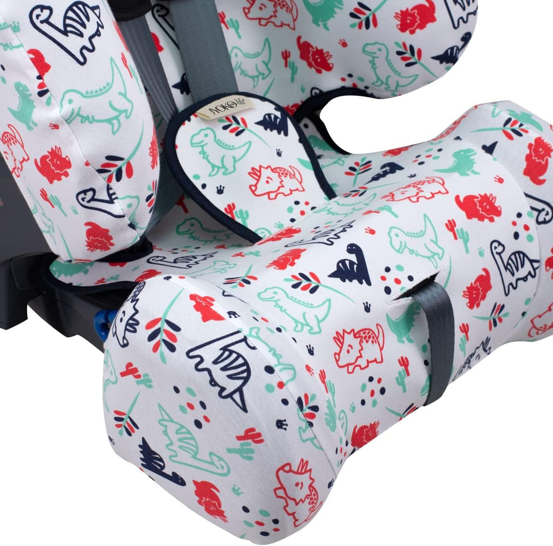 JYOKO Kids Bezug kompatibel mit Klippan Triofix, Century (Dino Party), DINO PARTY