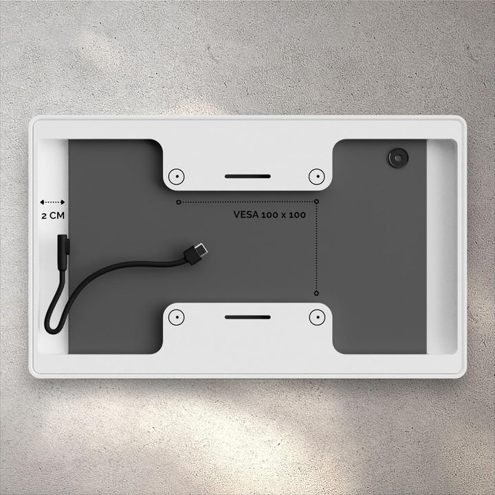 Tablet Wandhalterung für Samsung Galaxy Tab A7 (10,4 Zoll) - Passgenauer & Flacher Rahmen für Smart