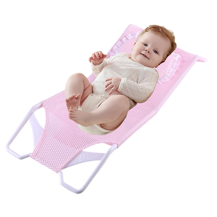 Babywannen-Einsatz, Badeunterlage, gepolsterter rutschfester Sitz, weiche Duschmatte zur Pflege von