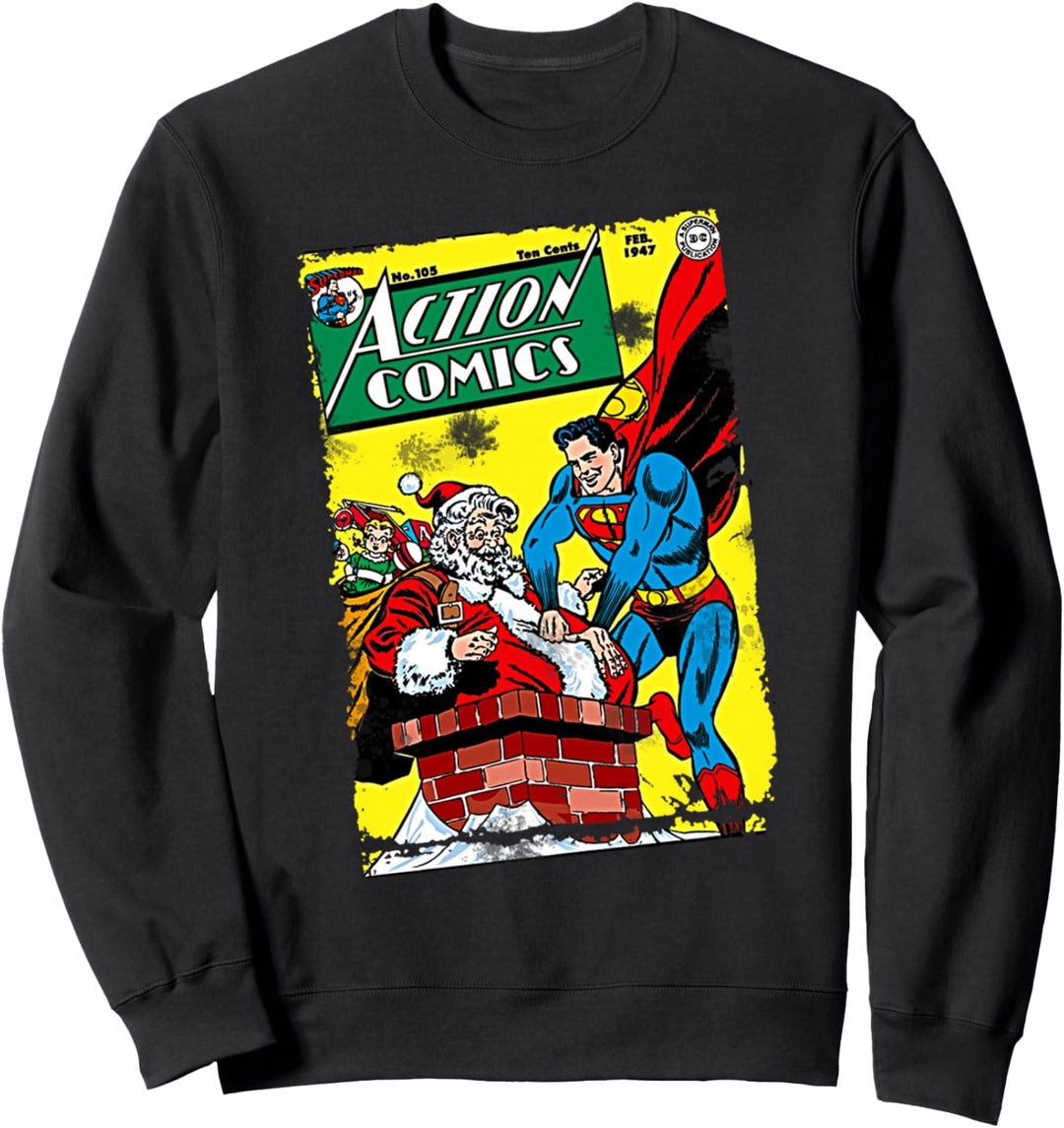 DC Superman-Cover 105 Weihnachten Sweatshirt