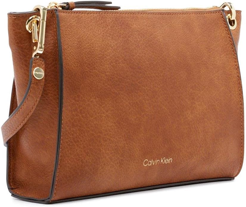 Calvin Klein Damen Reyna Crossbody Caramel, Caramel