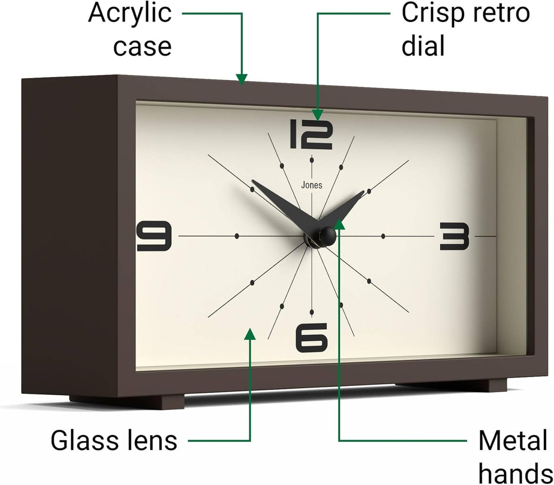 JONES CLOCKS® Schreibtischuhr &
