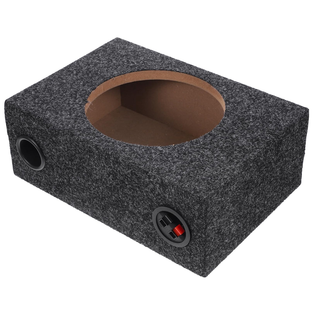 BESTOYARD 8-Zoll Subwoofer Kasten für Single Cab Autos Versiegeltes Gehäuse mit Teppichboden für Ver