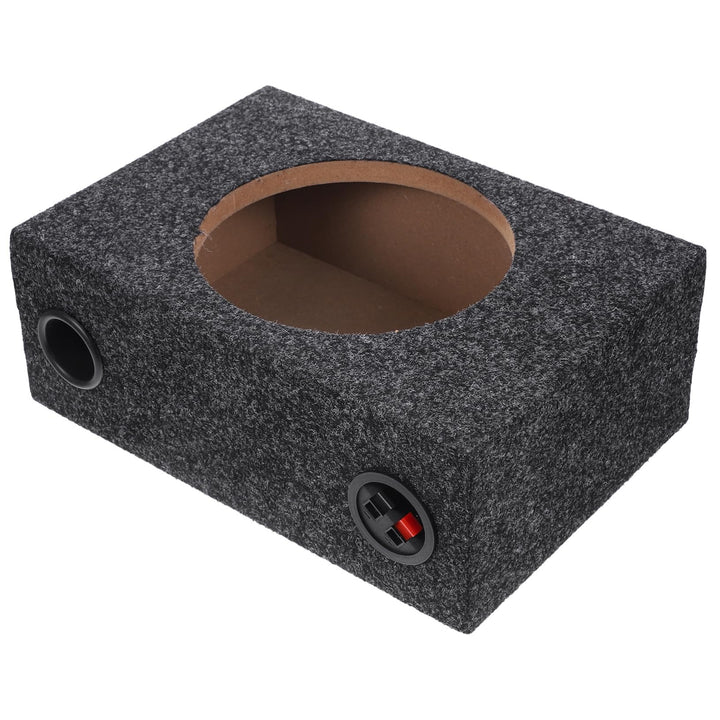 BESTOYARD 8-Zoll Subwoofer Kasten für Single Cab Autos Versiegeltes Gehäuse mit Teppichboden für Ver