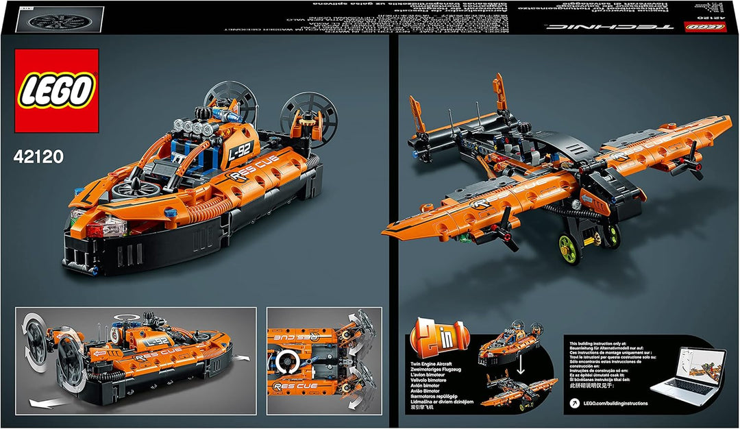 LEGO 42120 Technic Luftkissenboot für Rettungseinsätze Single, Single