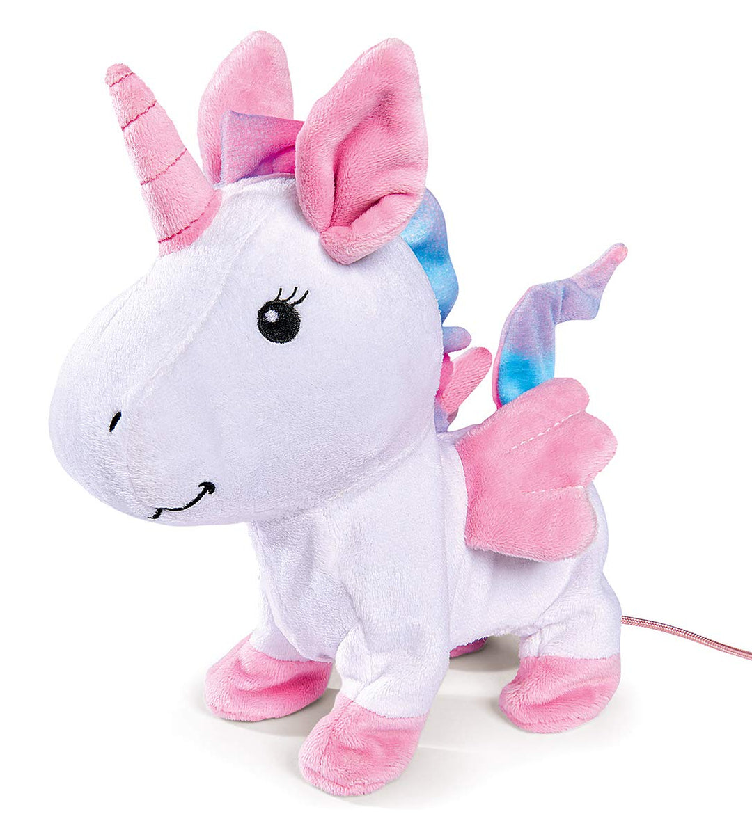 Simba 105893021 - Chichi Love Fantasy Unicorn, kabelgesteuertes Einhorn, mit Sound, läuft und bewegt
