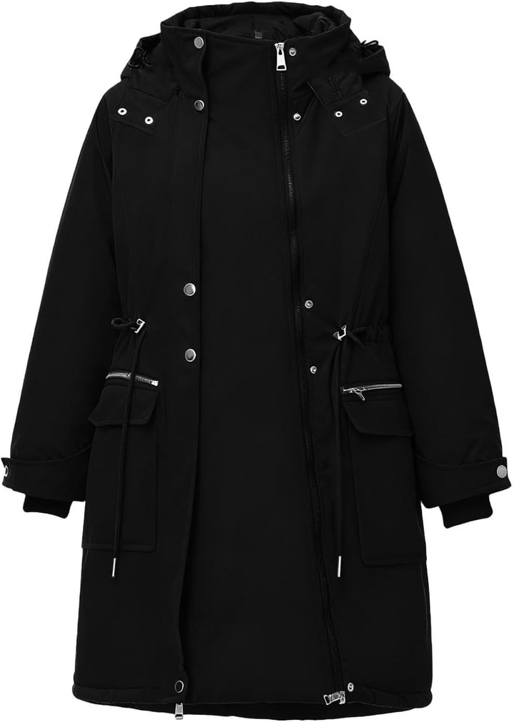 Tragejacke Winter Damen Umstandsjacke Umstandsmode Winter 3 In 1 Schwangerschaftsjacke Mit Babyeinsa
