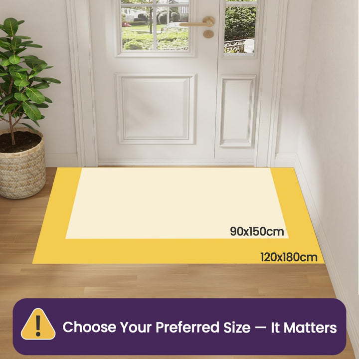 DEXI Fussmatte Innen 120 x 180 cm, rutschfeste Schmutzfangmatte, Maschinenwaschbare Fussmatte, Saugs