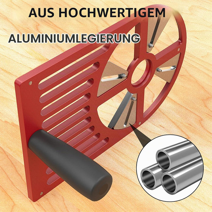 Oberfräse Grundplatte, 2-In-1Aluminiumlegierung Kantenfräse Grundplatte, Holztrimmer Basis für 65mm
