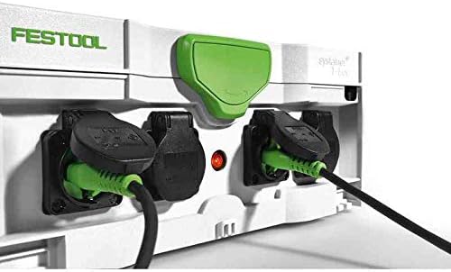 FESTOOL Systainer SYS-PowerHub IP44 mit 5 Steckdosen 396 x 296 x 157,5 mm, 1 Stück,200231