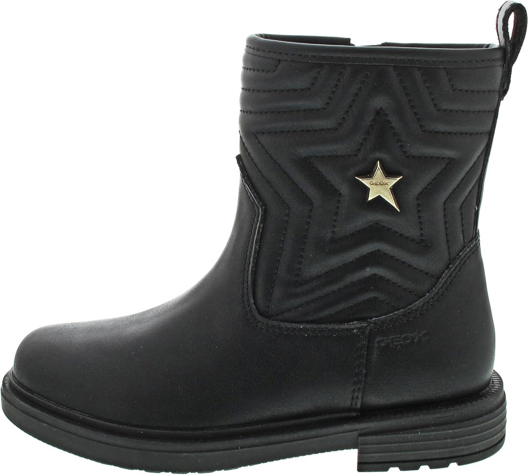 Geox Mädchen J Eclair Girl A Stiefeletten 30 EU Schwarz, 30 EU Schwarz