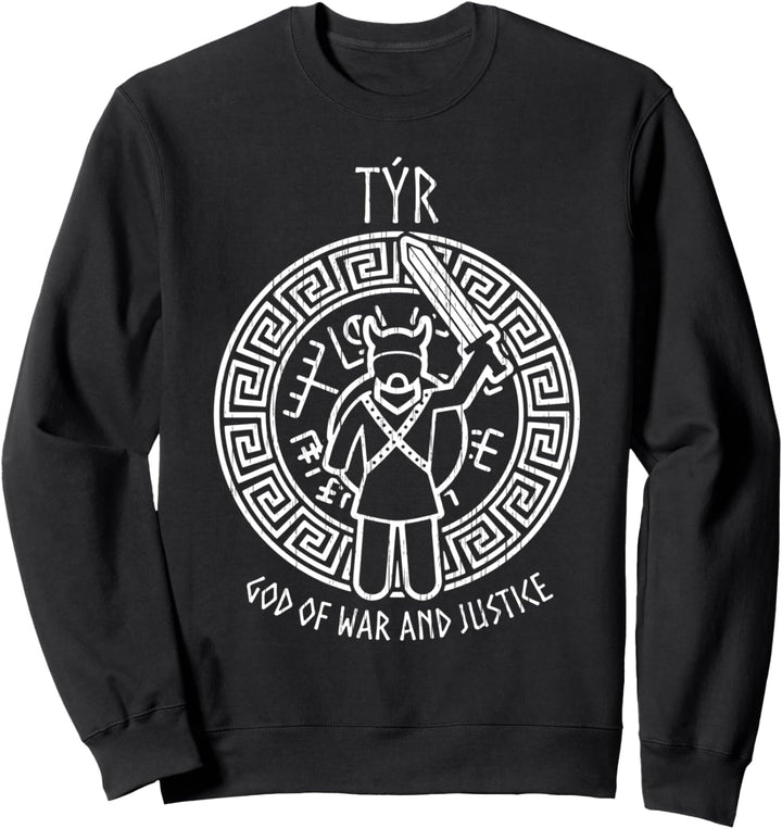 God of War | Nordische Götter Wikinger Geschenke nordische Mythologie Tyr Sweatshirt