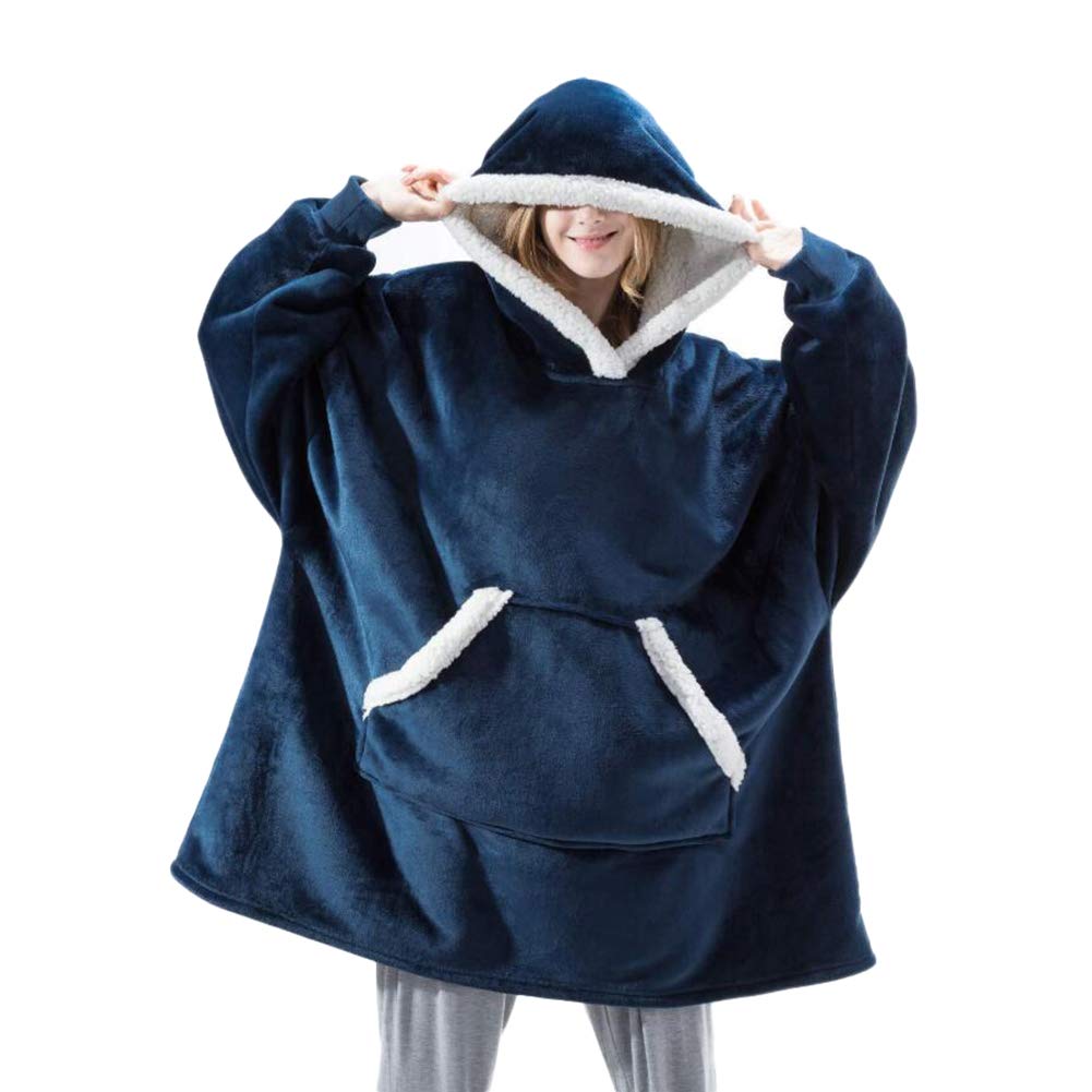 Shamdon Home Collection Oversize Hoodie Decke Damen, Unisex Kapuzenpullover, Riesen-Sweatshirt, Supe