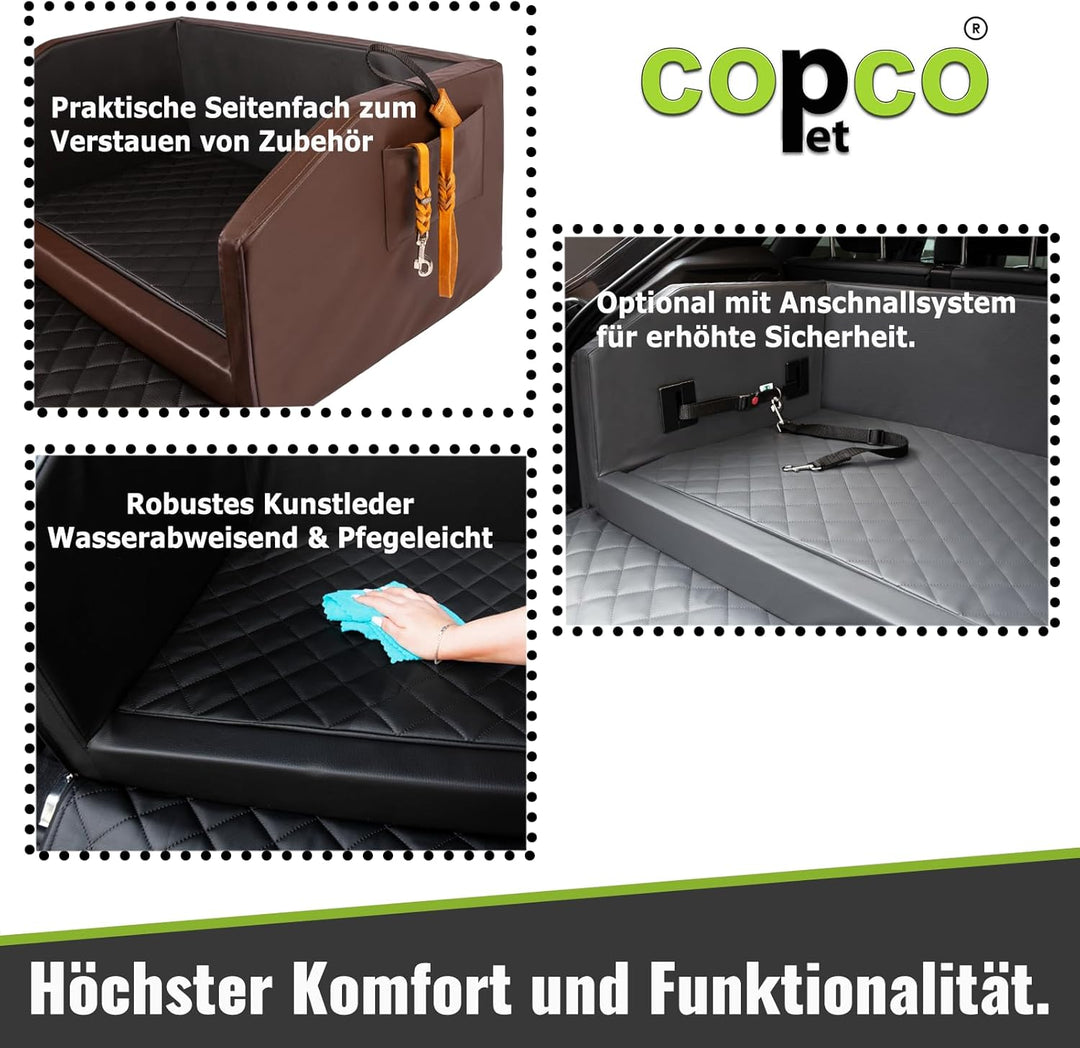 Hundebox Auto Kofferraumschutz Hund mit ladekantenschutz Kofferraum【Mit Tasche】 Kofferraum schutzmat