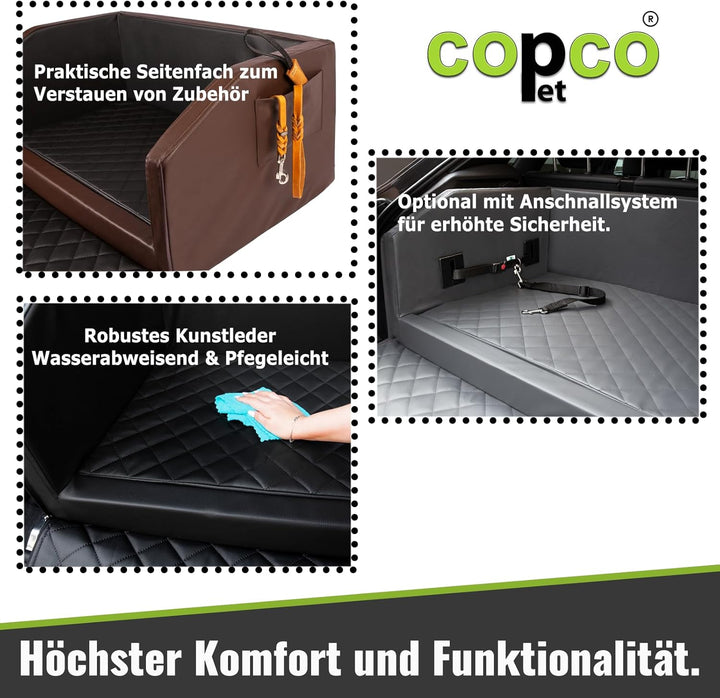 Hundebox Auto Kofferraumschutz Hund mit ladekantenschutz Kofferraum【Mit Tasche】 Kofferraum schutzmat