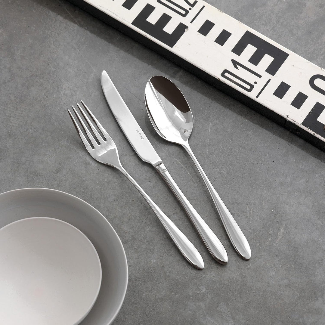 Sambonet 52515-83 Dream Monoblock-Geschirrset, 36-teilig - 6 Gabeln, 6 Löffel, 6 Messer, 6 Obstgabel