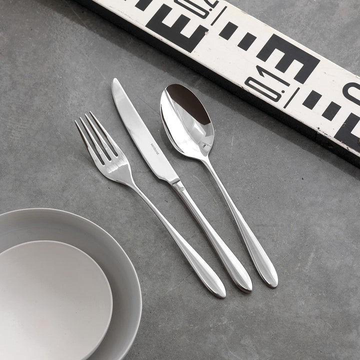 Sambonet 52515-83 Dream Monoblock-Geschirrset, 36-teilig - 6 Gabeln, 6 Löffel, 6 Messer, 6 Obstgabel
