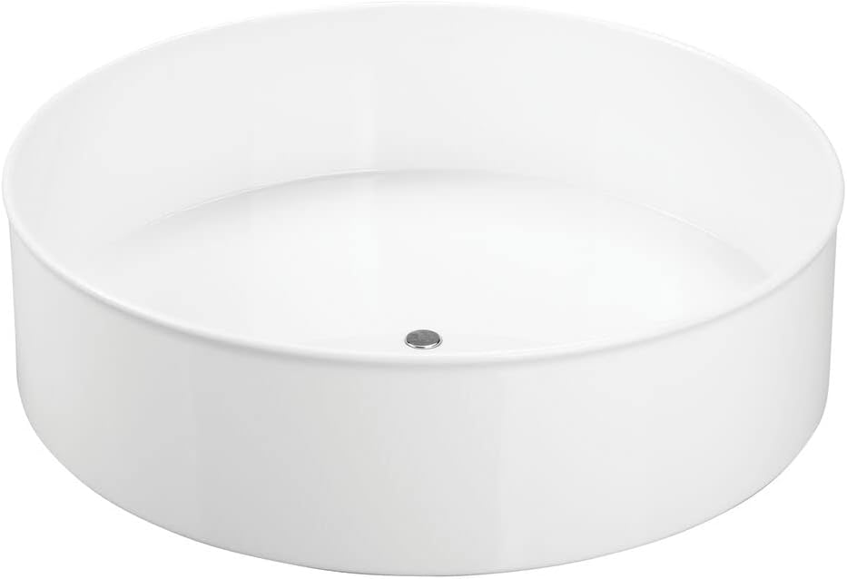 mDesign Lazy Susan Küchenregal – praktisches Gewürzregal für Küchenschrank – drehbarer Gewürzhalter