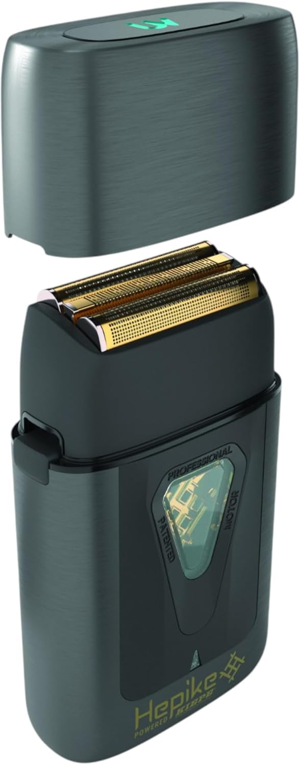 Kiepe Hepike Shaver Series – Profi-Folienrasierer mit Gold-Titanfolie, UV-Desinfektion, 2000-mAh-Akk