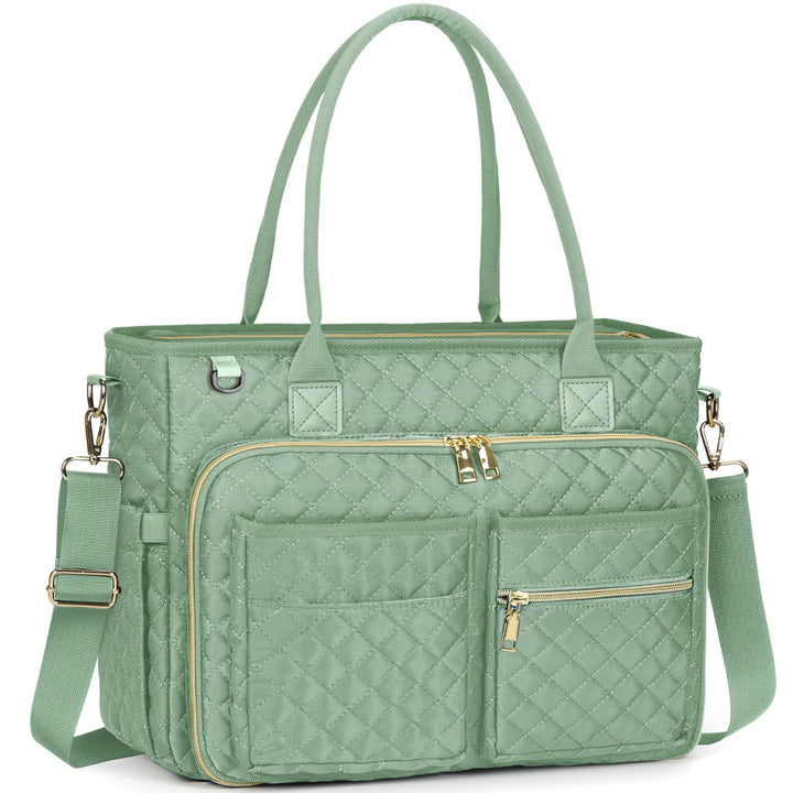 RAINSMORE Lehrertasche 15.6 Zoll Laptoptasche Damen Aktentasche mit Isolierter Tasche Arbeitstasche