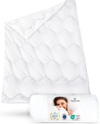 Sommerdecke 155x220 Verda | 100% recycelt | Nachhaltige Bettdecke für den Sommer | Thermoregulierend
