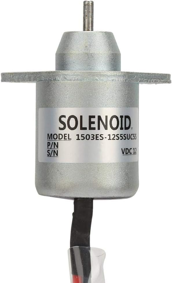 Magnetventil, 12 V 1503ES-12S5SUC5S Dieselkraftstoff Motor Abschaltstopp Magnetventil Austauschsatz
