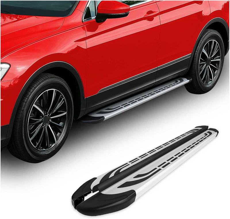 OMAC Trittbretter Seitenschweller Seitenschürze Kompatibel mit BMW X3 F25 2010-2017 - 2X Aluminium H