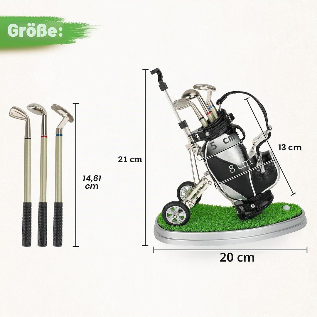10L0L Golf-Stifthalter mit 3 Stiften für Golfschläger – einzigartiges Geschenk für Golffans und Koll