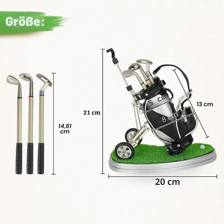 10L0L Golf-Stifthalter mit 3 Stiften für Golfschläger – einzigartiges Geschenk für Golffans und Koll