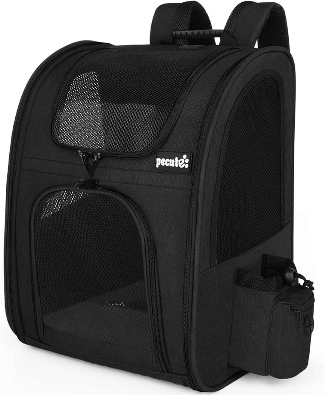 pecute Haustier Rucksack mit Netzfenster, Tragbare und Faltbare Katzentasche, Atmungsaktive und Leic