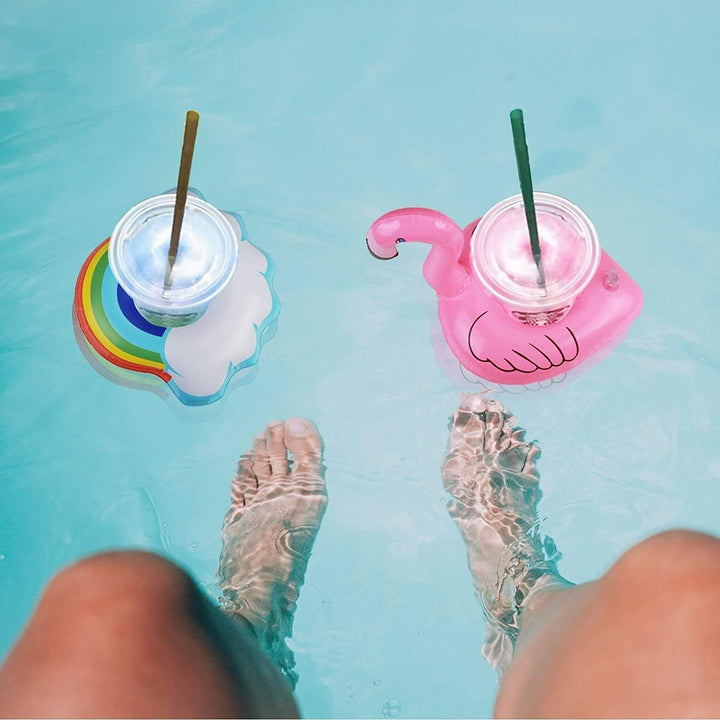 Amaza 4 In 1 Luftmatratze Pool Aufblasbarer mit Netz,wasserdichte Handyhülle & Starker Auftrieb Schw