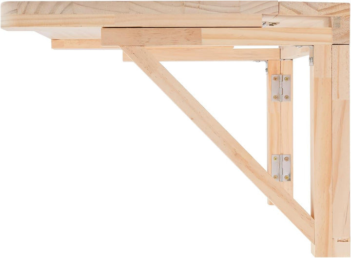 Wandmontierter Klapptisch Aus Massivholz, Klapptisch Wandtisch, Wandklapptisch, Kleiner Wandtisch fü