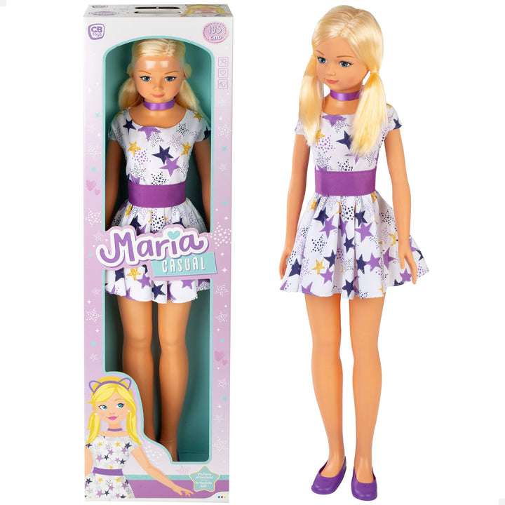 ColorBaby Puppe „Prinzessin“ Puppe 105 cm 105 cm, Puppe 105 cm