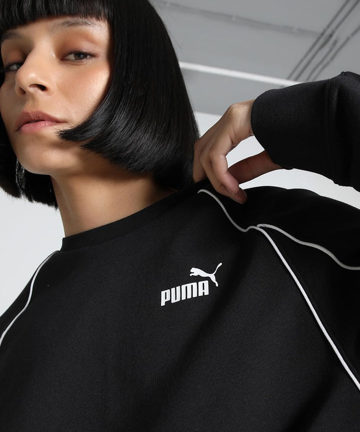 Puma Mädchen Puma Sport Relaxed Crew Tr Hooded Sweatshirt (1er Pack) L Puma Black, L Puma Black