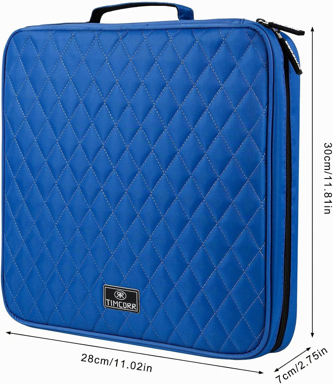 TIMCORR CD Tasche DVD Tasche Aufbewahrung, 160 Kapazität DVD Aufbewahrung CD Hülle DVD Hüllen Organi