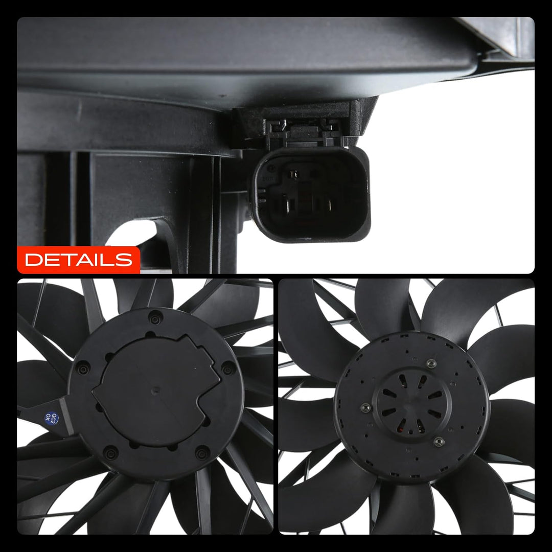 Kühlerlüfter Lüftermotor Motorkühlung 3-Polig für X3 E83 2.0d 2.5 Si 3.0d xDrive20d xDrive25i xDrive