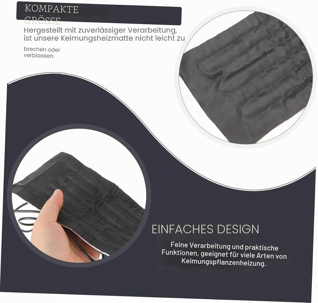 TOYANDONA 2 Stück USB Heizmatte für Pflanzen Einstellbare Temperatur Effiziente Wärmeunterstützung f