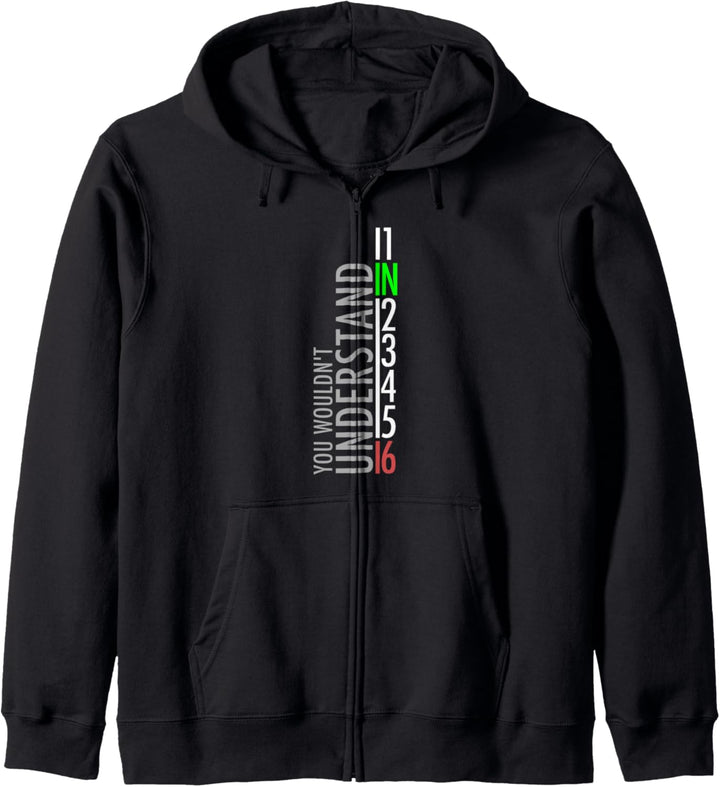 1N23456 Motorradgangschaltung Motorradfahrer Kapuzenjacke