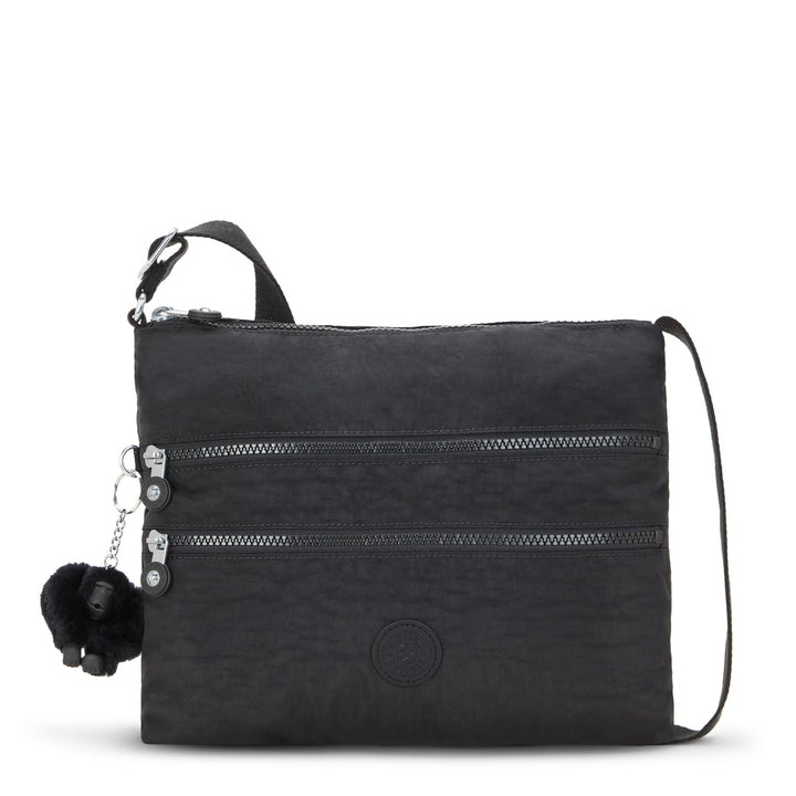 Kipling Damen Alvar Crossbody, Black Noir, Black Noir