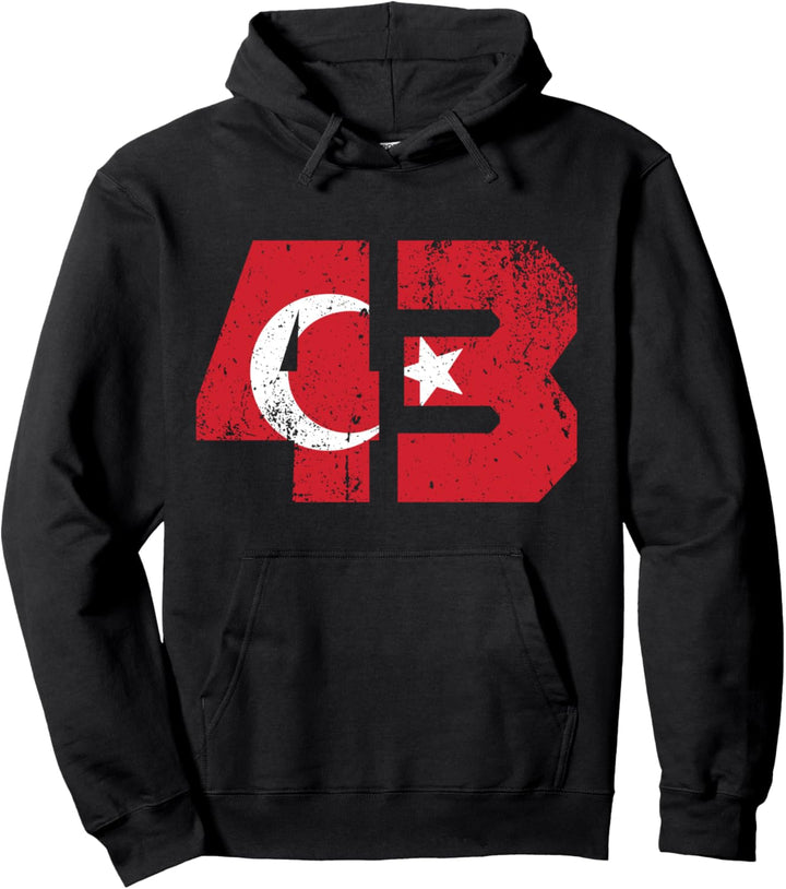 Kütahya 43 Memleket Türkei Fahne Geschenkidee Pullover Hoodie