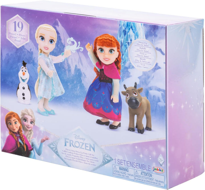 Disney Frozen ELSA &amp; Anna Extra Fashions Petite Geschenkset von Jakks Pacific - Offiziell lizenziert