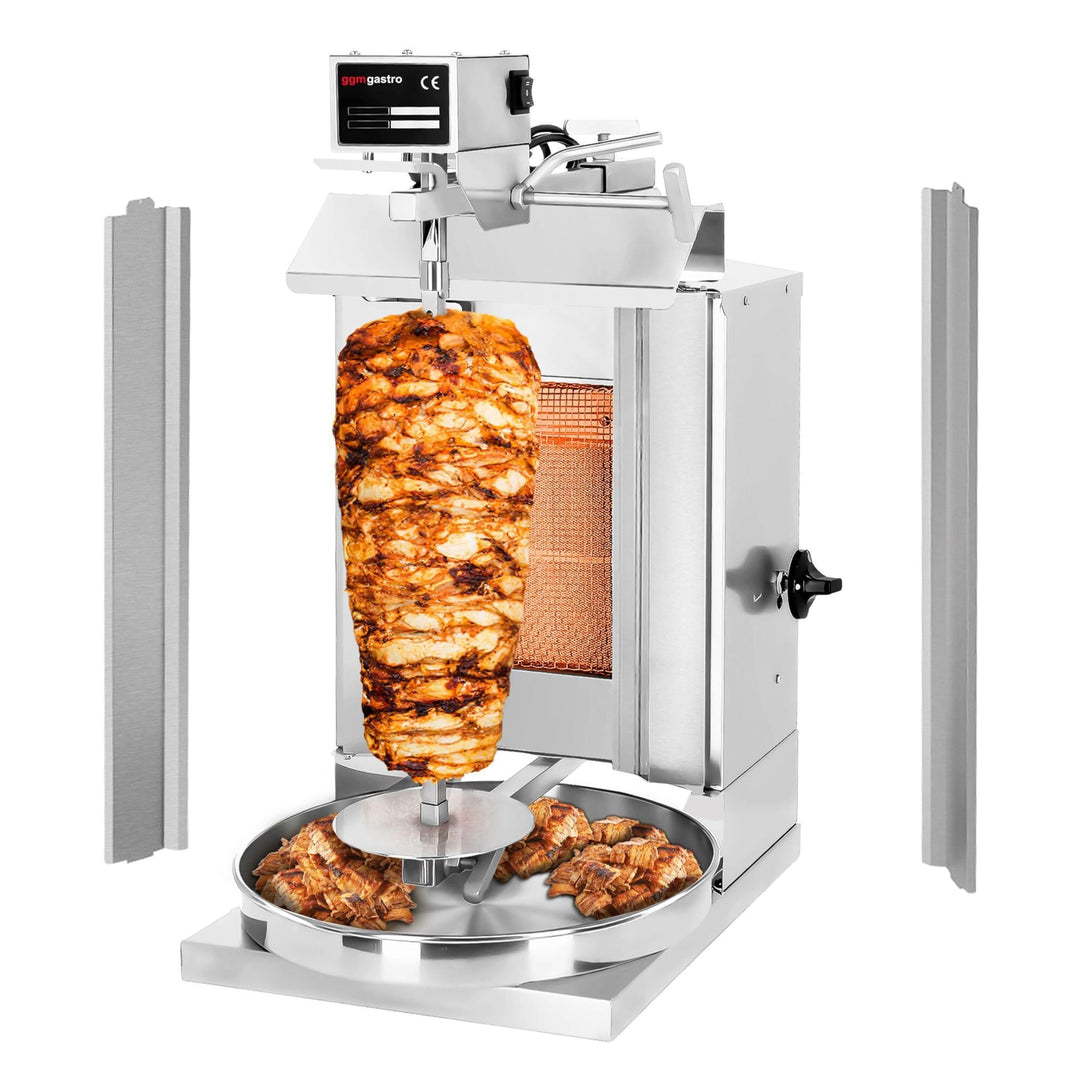 GGM Gastro Kebab Grill - 1 Brenner - 5kg Kapazität - 3.25kW - Fleischspiess 44.5 x 1.2cm - einstellb