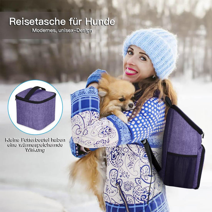 BAGLHER 丨Hundetasche, Fluggesellschaft zugelassener Haustierbedarf Rucksack, Hundereiserucksack Zube