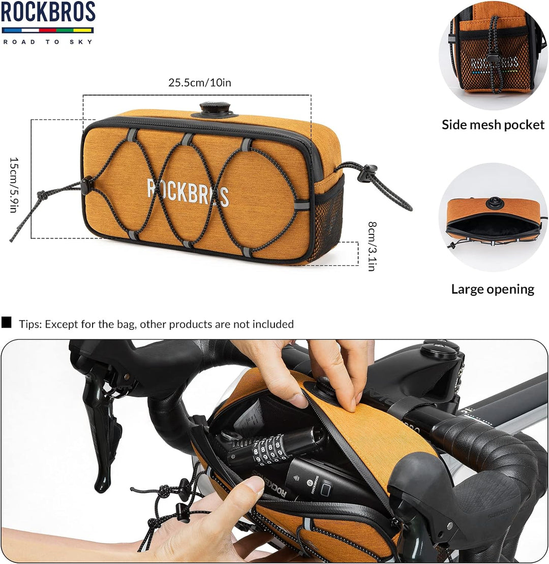 ROCKBROS Road-to-Sky Lenkertasche Fahrrad Tasche Selbstentworfene Fahrradtasche Wasserabweisende Ref