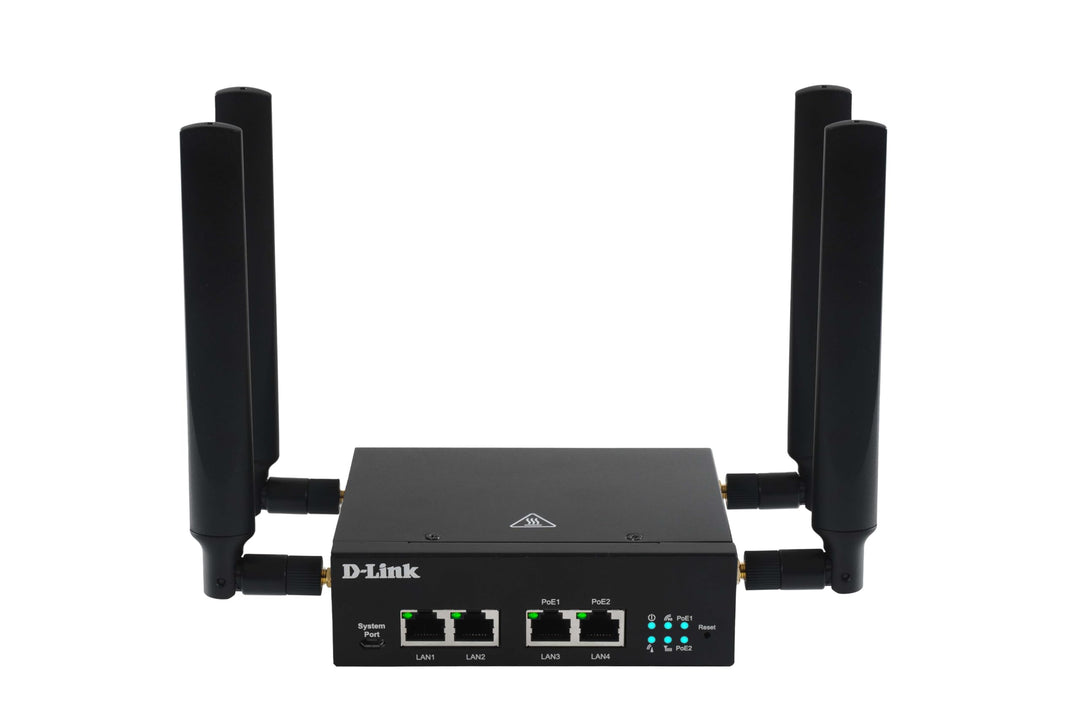 D-Link DWM-314-GP 5G M2M VPN PoE Router (Robuster Industrie 5G NR Router, Dual-SIM, IoT Gateway, Rem