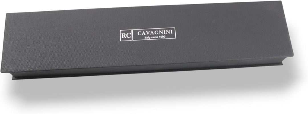 Cavagnini, Eleganter Brieföffner aus Edelstahl und Zinn, inklusive Geschenkbox (Feder) Piuma, Piuma