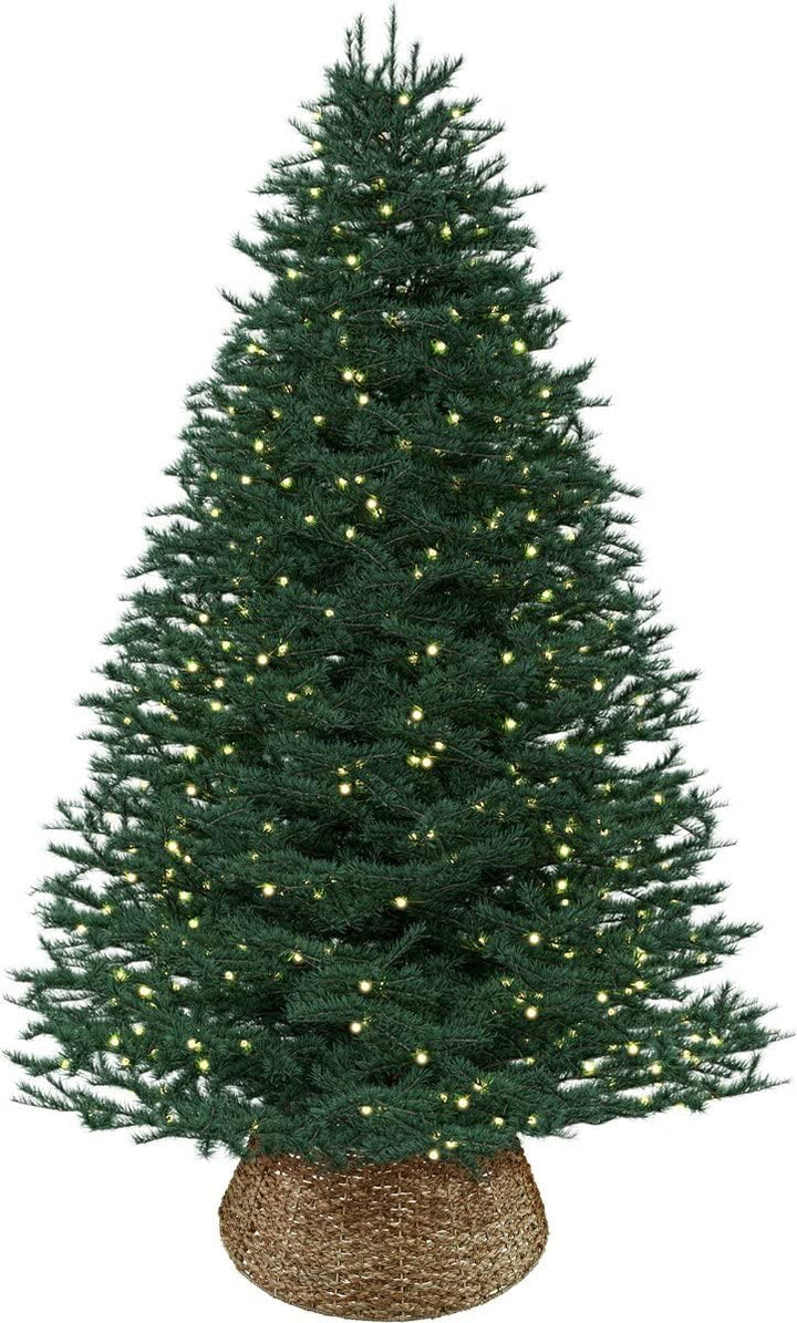 Meisterhome Model 3 Weihnachtsbaum Kragen/Weihnachtsbaum Rock aus Seegras in Natur Farbe - Ø 60 cm -